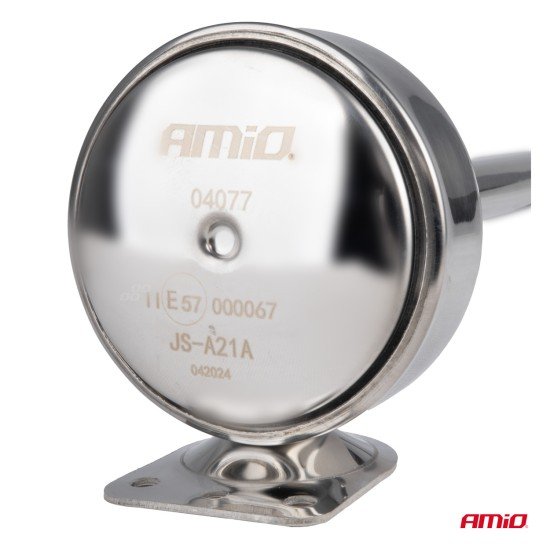 ΚΟΡΝΑ ΠΝΕΥΜΑΤΙΚΗ ΜΟΝΗ 12/24V 115dB HIGH TONE ΜΗΚΟΣ:520mm ΧΡΩΜΙΟ ΑΜΙΟ - 1 ΤΕΜ.-Amio-04077/AM ΚΟΡΝΑ ΠΝΕΥΜΑΤΙΚΗ ΜΟΝΗ 12/24V 115dB HIGH TONE ΜΗΚΟΣ:520mm ΧΡΩΜΙΟ ΑΜΙΟ - 1 ΤΕΜ.-Amio-04077/AM