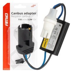 ΑΝΤΙΣΤΑΣΗ ΓΙΑ ΛΑΜΠΑΚΙΑ LED T10 W5W 12V 3.2W AMIO - 1 τεμ.-Amio-04087/AM ΑΝΤΙΣΤΑΣΗ ΓΙΑ ΛΑΜΠΑΚΙΑ LED T10 W5W 12V 3.2W AMIO - 1 τεμ.-Amio-04087/AM