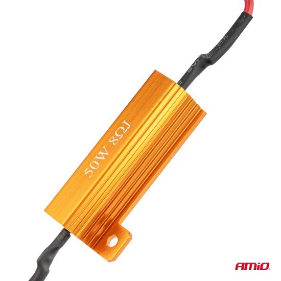 ΑΝΤΙΣΤΑΣΗ CAN-BUS 12V 50W 8Ω (CANCELLER) AMIO - 1 τεμ.-Amio-04095/AM ΑΝΤΙΣΤΑΣΗ CAN-BUS 12V 50W 8Ω (CANCELLER) AMIO - 1 τεμ.-Amio-04095/AM