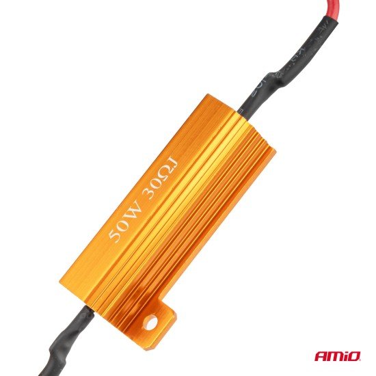 ΑΝΤΙΣΤΑΣΗ CAN-BUS 12V 50W 30Ω (CANCELLER)  ΑΜΙΟ - 1 τεμ.-Amio-04097/AM ΑΝΤΙΣΤΑΣΗ CAN-BUS 12V 50W 30Ω (CANCELLER)  ΑΜΙΟ - 1 τεμ.-Amio-04097/AM