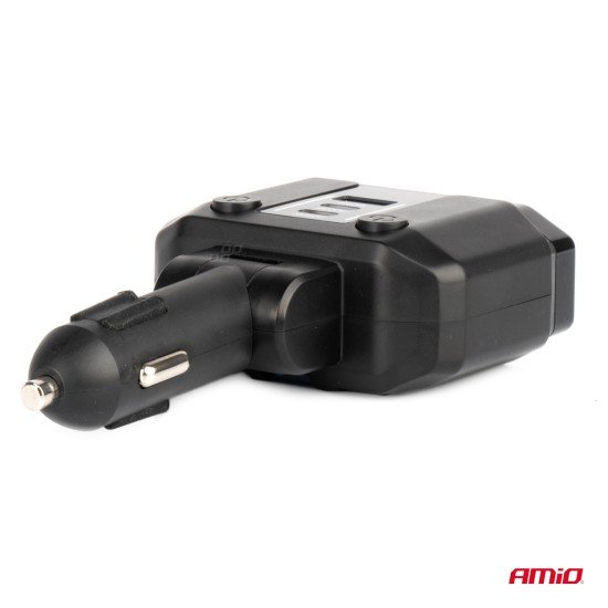 ΑΝΤΑΠΤΟΡΑΣ ΑΝΑΠΤΗΡΑ ΔΙΠΛΟΣ 12/24V ΜΕ ΒΟΛΤΟΜΕΤΡΟ ΜΕ 3 ΘΥΡΕΣ USB AMIO - 1 Τεμ.-Amio-04174/AM ΑΝΤΑΠΤΟΡΑΣ ΑΝΑΠΤΗΡΑ ΔΙΠΛΟΣ 12/24V ΜΕ ΒΟΛΤΟΜΕΤΡΟ ΜΕ 3 ΘΥΡΕΣ USB AMIO - 1 Τεμ.-Amio-04174/AM