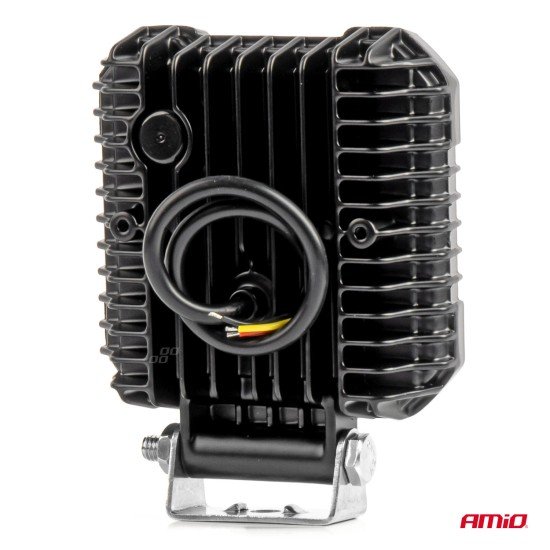 ΠΡΟΒΟΛΕΑΣ ΕΡΓΑΣΙΑΣ ΤΕΤΡΑΓΩΝΟΣ LED 54W 9-36V 10.000lm 6.500K 110x110x38mm AWL68 AMIO - 1 ΤΕΜ.-Amio-04209/AM