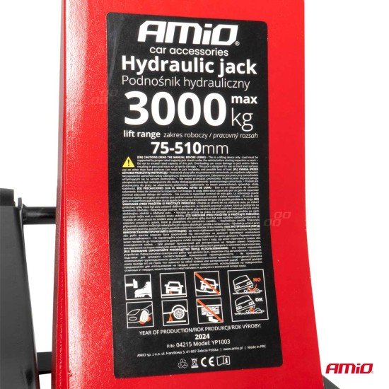 Amio - ΓΡΥΛΟΣ ΥΔΡΑΥΛΙΚΟΣ ΜΕ ΡΟΔΕΣ 3.000KG (ΥΨΟΣ 75-510mm) - 1 Τεμ. (04215/AM)-Amio-04215/AM Amio - ΓΡΥΛΟΣ ΥΔΡΑΥΛΙΚΟΣ ΜΕ ΡΟΔΕΣ 3.000KG (ΥΨΟΣ 75-510mm) - 1 Τεμ. (04215/AM)-Amio-04215/AM