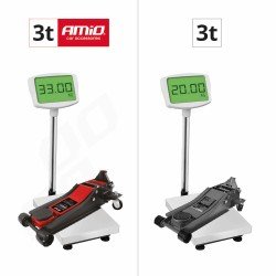 Amio - ΓΡΥΛΟΣ ΥΔΡΑΥΛΙΚΟΣ ΜΕ ΡΟΔΕΣ 3.000KG (ΥΨΟΣ 75-510mm) - 1 Τεμ. (04215/AM)-Amio-04215/AM