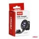ΠΡΙΖΑ ΜΕ 2 ΘΥΡΕΣ USB ΚΑΙ ΚΑΠΑΚΙ ΜΑΥΡΗ 12/24V 3.1A ΑΔΙΑΒΡΟΧΗ ΜΕ ΜΠΛΕ LED ΦΩΣ ΕΝΔΕΙΞΗΣ  AMIO - 1 ΤΕΜ.-Amio-04216/AM ΠΡΙΖΑ ΜΕ 2 ΘΥΡΕΣ USB ΚΑΙ ΚΑΠΑΚΙ ΜΑΥΡΗ 12/24V 3.1A ΑΔΙΑΒΡΟΧΗ ΜΕ ΜΠΛΕ LED ΦΩΣ ΕΝΔΕΙΞΗΣ  AMIO - 1 ΤΕΜ.-Amio-04216/AM