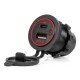 ΠΡΙΖΑ ΜΕ 2 ΘΥΡΕΣ USB ΚΑΙ ΚΑΠΑΚΙ 12/24V QUICK CHARGE 3.0 ΑΔΙΑΒΡΟΧΗ ΜΕ ΚΟΚΚΙΝΟ LED ΦΩΣ ΜΑΥΡΗ ΑΜΙΟ - 1 τεμ.-Amio-04221/AM ΠΡΙΖΑ ΜΕ 2 ΘΥΡΕΣ USB ΚΑΙ ΚΑΠΑΚΙ 12/24V QUICK CHARGE 3.0 ΑΔΙΑΒΡΟΧΗ ΜΕ ΚΟΚΚΙΝΟ LED ΦΩΣ ΜΑΥΡΗ ΑΜΙΟ - 1 τεμ.-Amio-04221/AM
