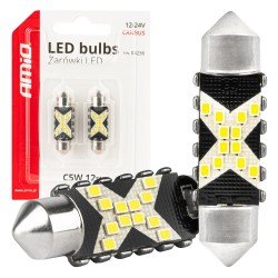 ΛΑΜΠΑΚΙΑ ΠΛΑΦΟΝΙΕΡΑΣ 36mm 12/24V C5W 5500K 12xSMD 2016 CAN-BUS FESTOON (ΛΕΥΚΟ) ΑΜΙΟ - 2 ΤΕΜ.-Amio-04236/AM ΛΑΜΠΑΚΙΑ ΠΛΑΦΟΝΙΕΡΑΣ 36mm 12/24V C5W 5500K 12xSMD 2016 CAN-BUS FESTOON (ΛΕΥΚΟ) ΑΜΙΟ - 2 ΤΕΜ.-Amio-04236/AM