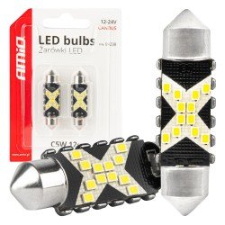 ΛΑΜΠΑΚΙΑ ΠΛΑΦΟΝΙΕΡΑΣ 41mm 12/24V C5W 5500K 12xSMD 2016 CAN-BUS FESTOON (ΛΕΥΚΟ) ΑΜΙΟ - 2 ΤΕΜ.-Amio-04238/AM ΛΑΜΠΑΚΙΑ ΠΛΑΦΟΝΙΕΡΑΣ 41mm 12/24V C5W 5500K 12xSMD 2016 CAN-BUS FESTOON (ΛΕΥΚΟ) ΑΜΙΟ - 2 ΤΕΜ.-Amio-04238/AM