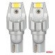 Amio - Λάμπα LED CANBUS T15 (W16W) 2SMD 3570 Λευκή 6000K 12V/24V για Φώτα Όπισθεν & Βοηθητικό Φωτισμό - 2τεμ. (04257/AM)-Amio-04257/AM