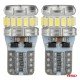 Amio - Λάμπα LED CANBUS T10 (W5W) 16SMD 3014 + 2SMD 3030 Λευκή 6000K 12V/24V για Φώτα Θέσης, Πινακίδας & Εσωτερικού - 2τεμ. (04260/AM)-Amio-04260/AM