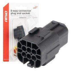 ΦΙΣΑ ΣΥΝΔΕΣΗΣ ΜΕ ΥΠΟΔΟΧΗ 6 PIN Φ2,2mm ΑΔΙΑΒΡΟΧΗ AMIO - 1 τεμ.-Amio-04349/AM ΦΙΣΑ ΣΥΝΔΕΣΗΣ ΜΕ ΥΠΟΔΟΧΗ 6 PIN Φ2,2mm ΑΔΙΑΒΡΟΧΗ AMIO - 1 τεμ.-Amio-04349/AM