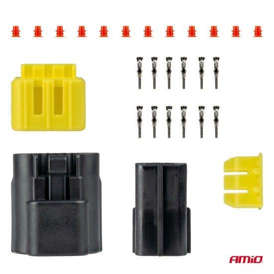 ΦΙΣΑ ΣΥΝΔΕΣΗΣ ΜΕ ΥΠΟΔΟΧΗ 6 PIN Φ2,2mm ΑΔΙΑΒΡΟΧΗ AMIO - 1 τεμ.-Amio-04349/AM ΦΙΣΑ ΣΥΝΔΕΣΗΣ ΜΕ ΥΠΟΔΟΧΗ 6 PIN Φ2,2mm ΑΔΙΑΒΡΟΧΗ AMIO - 1 τεμ.-Amio-04349/AM