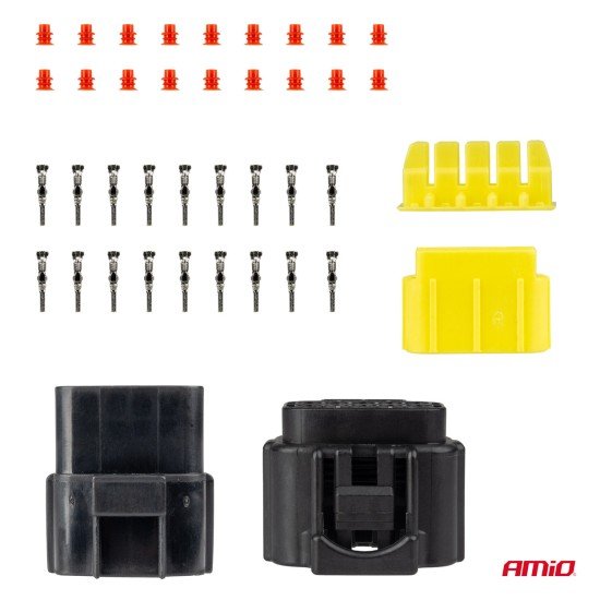 ΦΙΣΑ ΣΥΝΔΕΣΗΣ ΜΕ ΥΠΟΔΟΧΗ 10 PIN Φ2,2mm ΑΔΙΑΒΡΟΧΗ AMIO - 1 τεμ.-Amio-04351/AM ΦΙΣΑ ΣΥΝΔΕΣΗΣ ΜΕ ΥΠΟΔΟΧΗ 10 PIN Φ2,2mm ΑΔΙΑΒΡΟΧΗ AMIO - 1 τεμ.-Amio-04351/AM