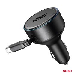 ΦΟΡΤΙΣΤΗΣ ΑΝΑΠΤΗΡΑ 12/24V ΜΕ 1 ΘΥΡΑ USB-C 60W 5V/3A ΤΑΧΕΙΑΣ ΦΟΡΤΙΣΗΣ ΜΕ ΕΝΣΩΜΑΤΟΜΕΝΟ ΚΑΛΩΔΙΟ USB-C ΑΜΙΟ - 1 ΤΕΜ.-Amio-04368/AM ΦΟΡΤΙΣΤΗΣ ΑΝΑΠΤΗΡΑ 12/24V ΜΕ 1 ΘΥΡΑ USB-C 60W 5V/3A ΤΑΧΕΙΑΣ ΦΟΡΤΙΣΗΣ ΜΕ ΕΝΣΩΜΑΤΟΜΕΝΟ ΚΑΛΩΔΙΟ USB-C ΑΜΙΟ - 1 ΤΕΜ.-Amio-04368/AM