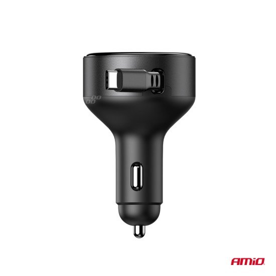 ΦΟΡΤΙΣΤΗΣ ΑΝΑΠΤΗΡΑ 12/24V ΜΕ 1 ΘΥΡΑ USB-C 60W 5V/3A ΤΑΧΕΙΑΣ ΦΟΡΤΙΣΗΣ ΜΕ ΕΝΣΩΜΑΤΟΜΕΝΟ ΚΑΛΩΔΙΟ USB-C ΑΜΙΟ - 1 ΤΕΜ.-Amio-04368/AM ΦΟΡΤΙΣΤΗΣ ΑΝΑΠΤΗΡΑ 12/24V ΜΕ 1 ΘΥΡΑ USB-C 60W 5V/3A ΤΑΧΕΙΑΣ ΦΟΡΤΙΣΗΣ ΜΕ ΕΝΣΩΜΑΤΟΜΕΝΟ ΚΑΛΩΔΙΟ USB-C ΑΜΙΟ - 1 ΤΕΜ.-Amio-04368/AM