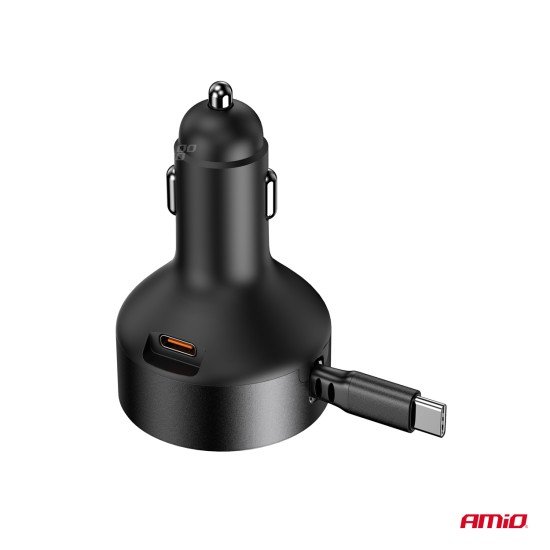 ΦΟΡΤΙΣΤΗΣ ΑΝΑΠΤΗΡΑ 12/24V ΜΕ 1 ΘΥΡΑ USB-C 60W 5V/3A ΤΑΧΕΙΑΣ ΦΟΡΤΙΣΗΣ ΜΕ ΕΝΣΩΜΑΤΟΜΕΝΟ ΚΑΛΩΔΙΟ USB-C ΑΜΙΟ - 1 ΤΕΜ.-Amio-04368/AM ΦΟΡΤΙΣΤΗΣ ΑΝΑΠΤΗΡΑ 12/24V ΜΕ 1 ΘΥΡΑ USB-C 60W 5V/3A ΤΑΧΕΙΑΣ ΦΟΡΤΙΣΗΣ ΜΕ ΕΝΣΩΜΑΤΟΜΕΝΟ ΚΑΛΩΔΙΟ USB-C ΑΜΙΟ - 1 ΤΕΜ.-Amio-04368/AM