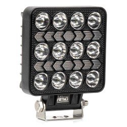 Amio - LED Λάμπα Εργασίας 36W 3600lm 6500K με Προειδοποιητικό Φως – 9–36V (Λευκό + Κίτρινο) Spot Αλουμινένια - 1 τεμ. - (04419/AM)-Amio-04419/AM