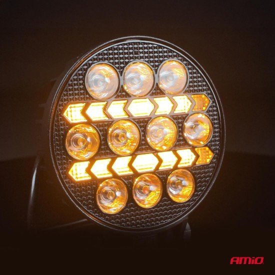 Amio - Προβολέας Εργασίας LED AWL76 45W 3000lm 6500K με Λευκό + Κίτρινο φώς προειδοποίησης  9/36V - 1 τεμ. (04420/AM)-Amio-04420/AM