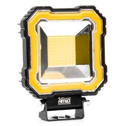 Amio - Προβολέας Εργασίας LED AWL82 FLOOD 48W 3600lm 6500K με σταθερή Κίτρινη LED μπάρα – 9–36V - 1 τεμ. (04426/AM)-Amio-04426/AM