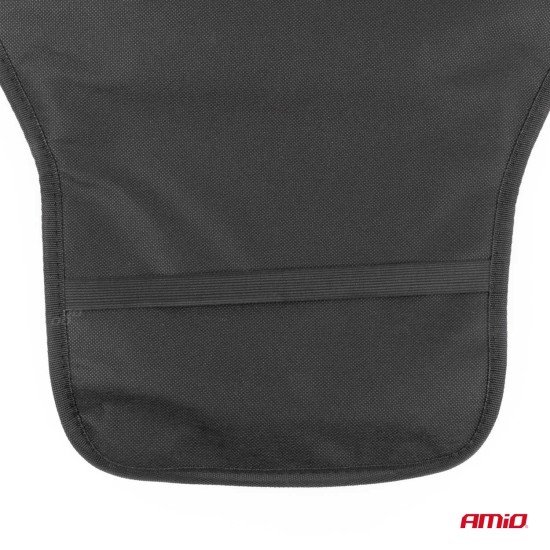 Amio - Κάλυμμα Καθίσματος Αντιιδρωτικό με Χάντρες & Στήριξη Μέσης 45×120cm Μαύρο – Universal CSM-16 - 1 Τεμ. (04429/AM)-Amio-04429/AM