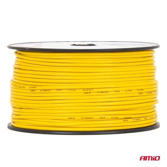 Amio - Καλώδιο Ηχείων CCA 1×0,75mm² 100m – 3,75A / 12-230V - 1 τεμ. (04447/AM)-Amio-04447/AM