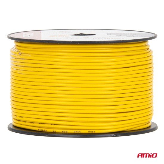 Amio - Μονόκλωνο Καλώδιο Εγκατάστασης CCA 1×1mm² 100m – 5A / 12-230V - 1 τεμ. (04448/AM)-Amio-04448/AM