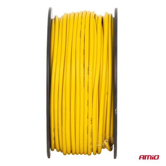 Amio -  Μονόκλωνο Καλώδιο Εγκατάστασης CCA 1×1,5mm² 50m – 7,5A / 12-230V - 1 τεμ. (04449/AM)-Amio-04449/AM