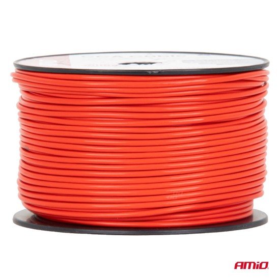 Amio - Μονόκλωνο Καλώδιο Εγκατάστασης CCA 1×1mm² 100m – 12/230V - 1 τεμ. (04451/AM)-Amio-04451/AM