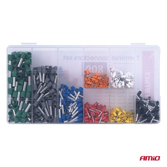 Amio - Σετ Ακροδεκτών Καλωδίωσης - 800 τεμ. (04461/AM)-Amio-04461/AM