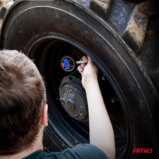 Amio - Ψηφιακό Μανόμετρο Πίεσης Ελαστικών 17 bar με Περιστρεφόμενη Κεφαλή & Βαλβίδα Εκτόνωσης - 1τεμ. (04464/AM)-Amio-04464/AM Amio - Ψηφιακό Μανόμετρο Πίεσης Ελαστικών 17 bar με Περιστρεφόμενη Κεφαλή & Βαλβίδα Εκτόνωσης - 1τεμ. (04464/AM)-Amio-04464/AM