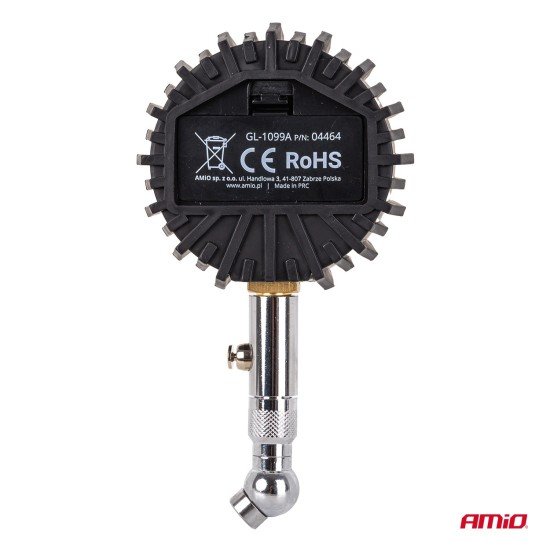 Amio - Ψηφιακό Μανόμετρο Πίεσης Ελαστικών 17 bar με Περιστρεφόμενη Κεφαλή & Βαλβίδα Εκτόνωσης - 1τεμ. (04464/AM)-Amio-04464/AM Amio - Ψηφιακό Μανόμετρο Πίεσης Ελαστικών 17 bar με Περιστρεφόμενη Κεφαλή & Βαλβίδα Εκτόνωσης - 1τεμ. (04464/AM)-Amio-04464/AM