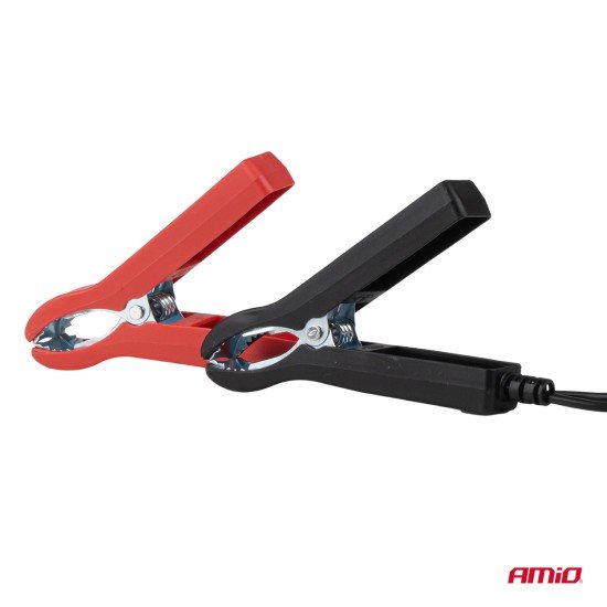 Amio - Φορτιστής Μπαταρίας Ψηφιακός DBC-10A WET AGM GEL τάση λειτουργίας 12/24V ένταση ρεύματος 10A για Επιβατικά Αυτοκίνητα και Φορτηγά - 1 τεμ. (04525/AM)-Amio-04525/AM