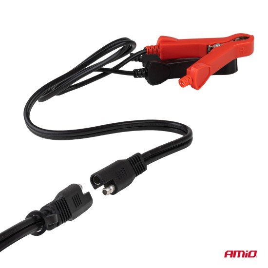 Amio - Φορτιστής Μπαταρίας Ψηφιακός AGM GEL LiFePo4 (LFP) τάση λειτουργίας 6/12V ένταση ρεύματος 1.5A για Επιβατικά Αυτοκίνητα και Μοτοσυκλέτες - 1 τεμ. (04526/AM)-Amio-04526/AM