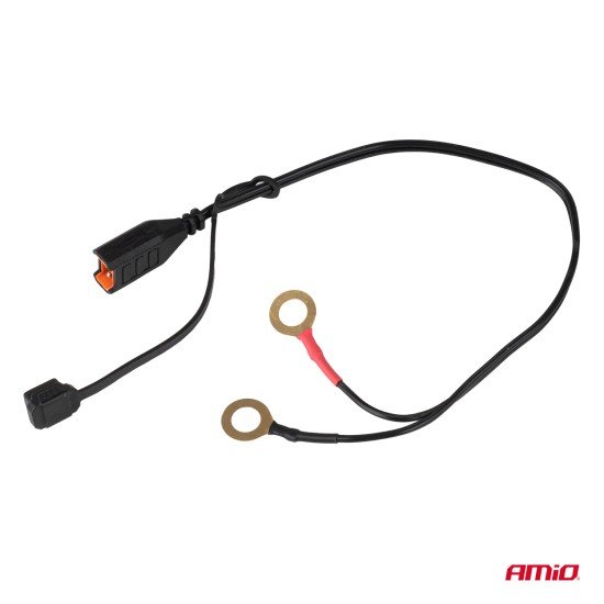 Amio - Φορτιστής Μπαταρίας Ψηφιακός PRO AGM GEL LiFePo4 (LFP) τάση λειτουργίας 12/24V ένταση ρεύματος 8A με γάντζο για Επιβατικά Αυτοκίνητα και Φορτηγά - 1 τεμ. (04533/AM)-Amio-04533/AM