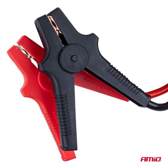 Amio - Καλώδια Φόρτισης Μπαταρίας (Ρευματοδότες) τάση λειτουργίας 12-24V ένταση ρεύματος 480A μήκος 4,5m με πιστοποίηση TUV για Επιβατικά Αυτοκίνητα και Φορτηγά - 1 σετ (04595/AM)-Amio-04595/AM