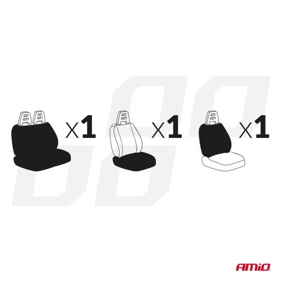 Amio - Καλύμματα Καθισμάτων τύπου SC-01 γκρι για Φορτηγά - 3 τεμ. (04601/AM)-Amio-04601/AM Amio - Καλύμματα Καθισμάτων τύπου SC-01 γκρι για Φορτηγά - 3 τεμ. (04601/AM)-Amio-04601/AM