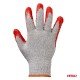 Amio - Γάντια Εργασίας Βαμβακερά με επικάλυψη λάτεξ μέγεθος No.9 γκρι/κόκκινο για Φορτηγά - 1 ζεύγος (04630/MB)-Amio-04630/AM