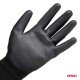 Amio - Γάντια Εργασίας ελαστικά με επικάλυψη πολυουρεθάνης χρώμα μαύρο μέγεθος No.11 - 2 ζευγ. (04634/AM)-Amio-04634/AM
