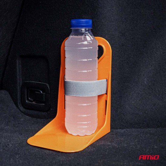 Amio - Διαχωριστικό/Σταθεροποιητής Αντικειμένων Πορτ Μπαγκάζ Αντιολισθητικό διάσταση 11,5x19x14cm χρώμα πορτοκαλί - 2 τεμ (04770/AM)-Amio-04770/AM