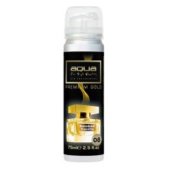 ΑΡΩΜΑΤΙΚΟ ΑΥΤΟΚΙΝΗΤΟΥ ΣΕ ΣΠΡΕΙ (SPRAY) ΜΕ ΑΡΩΜΑ SMOKED VANILLA PREMIUM GOLD SERIES 75ml AQUA - 1 TEM.-Aqua-10-802/AQ ΑΡΩΜΑΤΙΚΟ ΑΥΤΟΚΙΝΗΤΟΥ ΣΕ ΣΠΡΕΙ (SPRAY) ΜΕ ΑΡΩΜΑ SMOKED VANILLA PREMIUM GOLD SERIES 75ml AQUA - 1 TEM.-Aqua-10-802/AQ