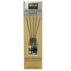 Αρωματικό Χώρου Mysterious Black Home Reed Diffuser με 6 Στικς Aqua 100 ml - 1 τμχ-Aqua-10-847/AQ Αρωματικό Χώρου Mysterious Black Home Reed Diffuser με 6 Στικς Aqua 100 ml - 1 τμχ-Aqua-10-847/AQ