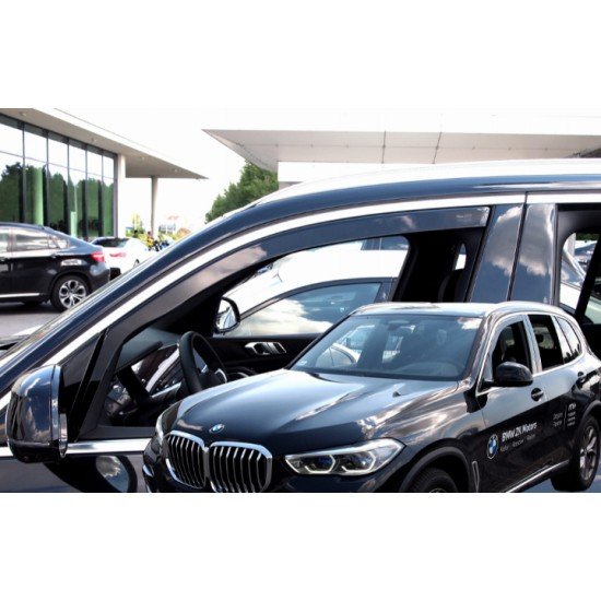 ΑΝΕΜΟΘΡΑΥΣΤΕΣ ΓΙΑ BMW X5 G05 5D 2018-2021 ΖΕΥΓΑΡΙ ΑΥΤΟΚΙΝΗΤΟΥ ΑΠΟ ΕΥΚΑΜΠΤΟ ΦΙΜΕ ΠΛΑΣΤΙΚΟ HEKO - 2 ΤΕΜ.-Heko-ΑΝΕΜ.11192