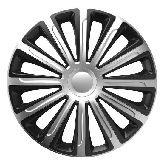ΤΑΣΙΑ 16" HUBCAP TREND SILVER BLACK - ΣΕΤ ΣΕ ΚΟΥΤΙ - 4 ΤΕΜ.-Amio-6858/AM ΤΑΣΙΑ 16" HUBCAP TREND SILVER BLACK - ΣΕΤ ΣΕ ΚΟΥΤΙ - 4 ΤΕΜ.-Amio-6858/AM