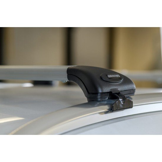 MENABO ΠΤΥΣΣΟΜΕΝΕΣ ΜΠΑΡΕΣ ΟΡΟΦΗΣ ΑΛΟΥΜΙΝΙΟΥ ARIETE 81.5-119.5 cm ΣΕ ΑΣΗΜΙ ΧΡΩΜΑ ΓΙΑ DS 7 Crossback 5 doors 2017> ΜΕ FLUSH RAILS 5.5 cm max - 2 ΤΕΜ. (12060/MB)-Menabo-MP.12060/MB-35