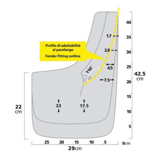 ΛΑΣΠΩΤΗΡΕΣ SPLASH-GUARDS CONTOUR SUV 29x42,5cm TYPE-7 2ΤΕΜ.-Lampa-L1251.2 ΛΑΣΠΩΤΗΡΕΣ SPLASH-GUARDS CONTOUR SUV 29x42,5cm TYPE-7 2ΤΕΜ.-Lampa-L1251.2