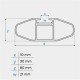ΜΠΑΡΕΣ ΟΡΟΦΗΣ ΑΛΟΥΜΙΝΙΟΥ BLADE XL SILVER 130cm ΜΕ ΑΚΡΑ ALFA HIGH ΓΙΑ FLUSH / STANDARD RAILS MENABO - 2 ΤΕΜ.-MENABO-12940/MB ΜΠΑΡΕΣ ΟΡΟΦΗΣ ΑΛΟΥΜΙΝΙΟΥ BLADE XL SILVER 130cm ΜΕ ΑΚΡΑ ALFA HIGH ΓΙΑ FLUSH / STANDARD RAILS MENABO - 2 ΤΕΜ.-MENABO-12940/MB