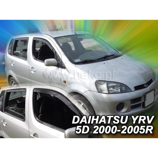 ΑΝΕΜΟΘΡΑΥΣΤΕΣ ΓΙΑ DAIHATSU YRV 5D 2000-2005R ΣΕΤ ΑΥΤΟΚΙΝΗΤΟΥ ΑΠΟ ΕΥΚΑΜΠΤΟ ΦΙΜΕ ΠΛΑΣΤΙΚΟ HEKO - 4 ΤΕΜ.-Heko-ΑΝΕΜ.SET13221