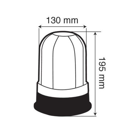 Φάρος RH-1 12V/24V Βιδωτός Πορτοκαλί 130x195mm-Lampa-L7299.9 Φάρος RH-1 12V/24V Βιδωτός Πορτοκαλί 130x195mm-Lampa-L7299.9