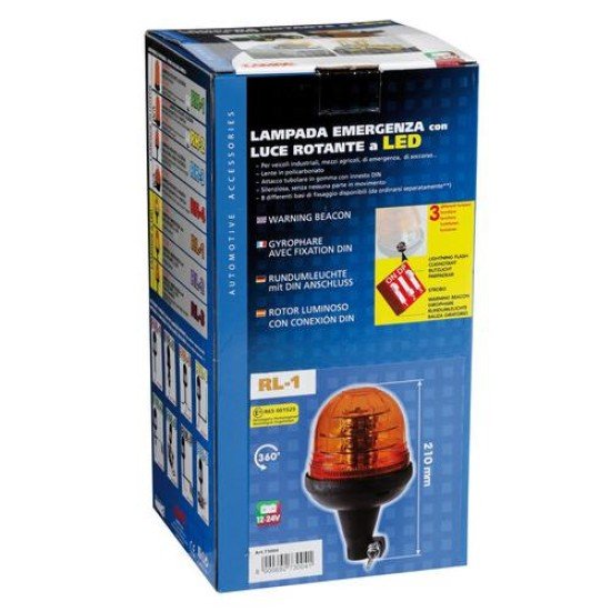 Φάρος βιδωτός  RL-1 12V/24V με DIN 125x210mm-Lampa-L7300.4 Φάρος βιδωτός  RL-1 12V/24V με DIN 125x210mm-Lampa-L7300.4