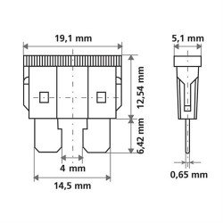 Ασφάλειες 10A 12/24V SMART-LED 6τεμ.-Lampa-7018.3-LM Ασφάλειες 10A 12/24V SMART-LED 6τεμ.-Lampa-7018.3-LM